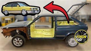 INCREIBLE Amarillo 𝗚𝗧𝗜 !! Restauración VW Gol G1 - FOSCHI