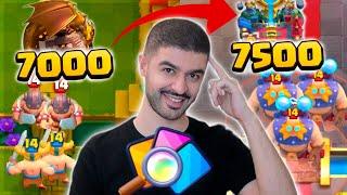  7500 кубков - ЛЕГКО! Любимая Карта - ФИНАЛ! / Clash Royale