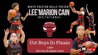 U16 Boys Finals Sports Additive vs. Bulls 12:00pm Lee'Marion Cain Invitational