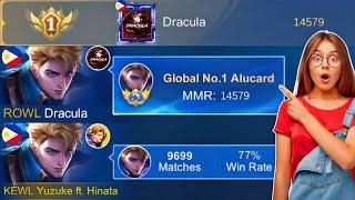 I FINALLY MET BEST ALUCARD IN THE WORLD!!  (TOP 1 GLOBAL ALUCARD! ) - DRACULA x YUZUKE! 