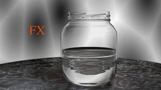 Blender 2.8. Glass jar with thread, part 1