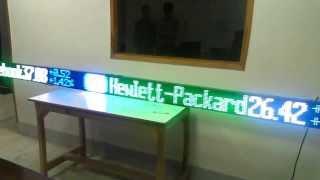 SUNSHINE LED DIGITAL STOCK PRICES TICKER DISPLAY MULTICOLOR, led share market tickers