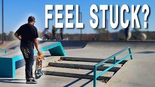 Can't Progress While Skateboarding? TRY THIS!