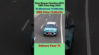 Nexon CSD Status | Aug 2024 | Tata Nexon Creative | Defence Fans