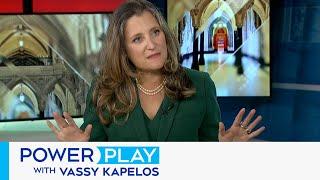 Deputy PM Chrystia Freeland grilled on affordability issues