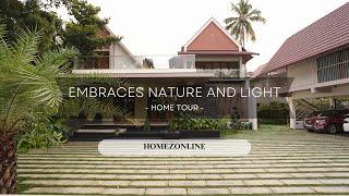 New home exterior design | embraces nature and light