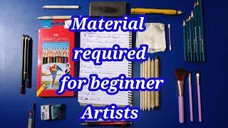 Material and Tools Required for Beginner Artists