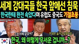 [해외감동사연] 세계 7개국이 포기한 기술, 한국이 단독 완성시켰다!