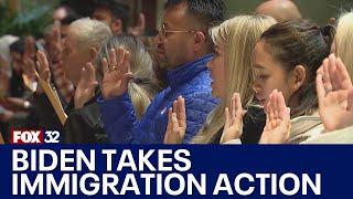 'Americans last and illegals first': Reaction to Biden taking immigration action