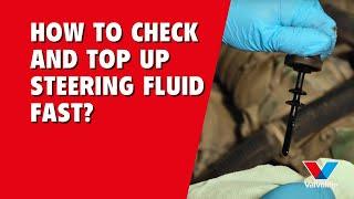 HOW TO Check Power STEERING FLUID Level In TRUCK | MAINTENANCE Made EASY | VALVOLINE