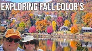 Fall Colors Lake Junaluska / Barber Orchards / Cherokee North Carolina Great Smoky Mountains 2024