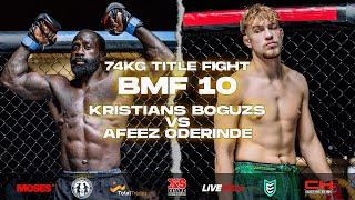 BMF 10 | Kristians Boguzs vs Afeez Oderinde | Amateur Super Lightweight MMA Title