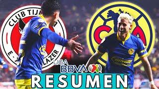  TIJUANA VS AMERICA I RESUMEN Y GOLES LIGA MX  CLAUSURA 2024 JORNADA 1 - AMERICA HOY