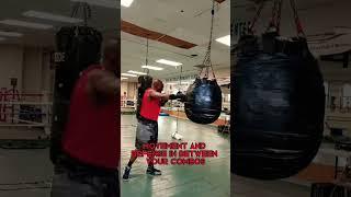 How To Be Defensively Responsible During Combos #boxingtraining #boxingdrills #youtubeshorts #shorts