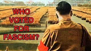 Why did the middle classes support fascism?