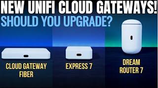 Which is the BEST New UniFi Cloud Gateway? (UCG-Fiber vs. UX7 vs. UDR7)