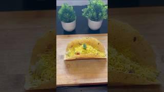 Taco Style Masala Papad| masala papad taco | easy taco #shorts #tacos #tacobell #masalapapad