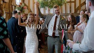  Love, laughter, and forever memories at Nicola & Sam's beautiful wedding at Gate Street Barn! 