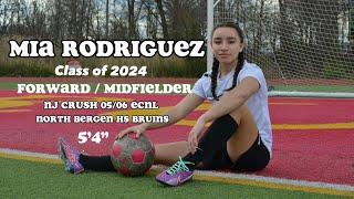 Mia Rodriguez College Soccer Recruiting Video | Soccer Highlights | Forward and Midfield | 2024