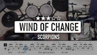 [Lv.14] Wind of Change - Scorpions () |  Drum Cover with sheet music