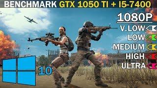 PUBG | GTX 1050 Ti + i5-7400 | V.Low vs. Low vs. Medium vs. High vs. Ultra | 1080p