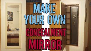 Making a tactical walls inspired concealment mirror