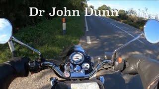 Following the turnpikes on a Royal Enfield