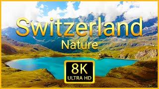 Switzerland 8K ULTRA HD - Scenic Drone Relaxation Video With Calming Piano Music