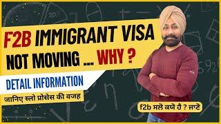 F2B Immigrant Visa ! Why its slow and not moving