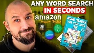 Make $2358 Per Month Creating Word Search Books (Spoiler: EASY & FREE)