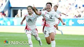 Japan leaves it late to stun Brazil in 2-1 soccer win | Paris Olympics | NBC Sports