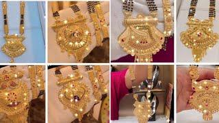 gold mangalsutra with weight and price heavy look light weight 22 karat gold jewellery with gold