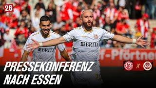 PRESSEKONFERENZ nach Rot-Weiss Essen vs. SV Wehen Wiesbaden I 3. Liga I 5. Spieltag