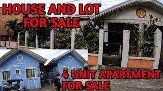 HOUSE AND LOT / 4 UNIT APARTMENT FOR SALE LOCATION  IN BALANGA BATAAN