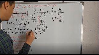 Exercice 1-RDM II- Calcul le déplacement - méthode d'intégration directe- Partie 3