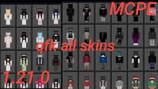 qfk ALL SKINS CONNECTED MCPE 1.21.0