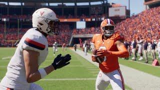 Clemson vs Virginia - NCAA Football 10/19/24 Full Game Highlights - College Football 25 Sim