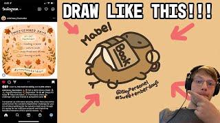 My Drawing Process! How I Create Cute Animals Everyday