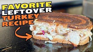 Easy Turkey Rachel Sandwich - Our Favorite LEFTOVER TURKEY SANDWICH Recipe!