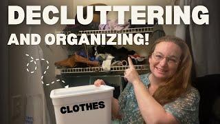 DECLUTTER and ORGANIZE Clothes with Me!