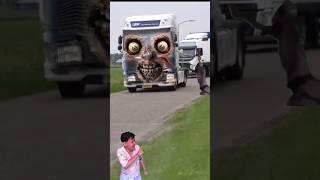 AmazingTRUCK TRONTON FUSO ZOMBIETruk Oleng, Truck Zombie #dumptruck #zombiesurvival #shorts