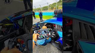 I Took My Sim Racing Wheel To A Race And THIS Happened! #kireth #moza #lamborghini