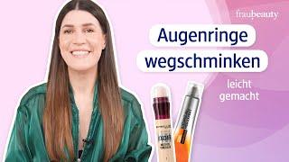 Augenringe wegschminken leicht gemacht mit fraubeauty