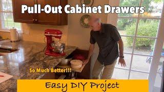 Revolutionize Your Kitchen With Pull-out Cabinet Shelves!