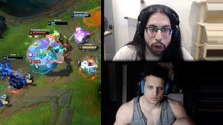 TYLER1 GOT JUMPSCARED | CAN THEY KILL HIM ft. IMAQTPIE | THEBAUSFFS AMBESSA QUADRA | LOL MOMENTS