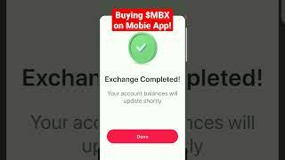 Purchasing MBX on Mobie App!