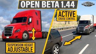 ATS v1.44 - Open Beta (Active Cruise Control, California Rework, Adjustable Suspension Height)