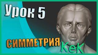 05 Zbrush для начинающих | Симметрия (Урок)