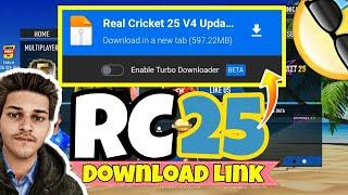 Real Cricket 25 V4 Download Link + Full Process  Stark Mods Patch Download Now