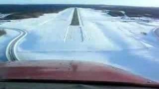 Cessna 172 landing at CYVO